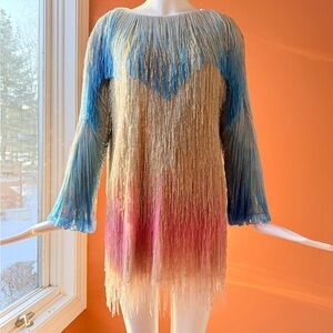 Gucci Elegant Cream and Gold Dress